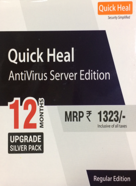 Renew Quick Heal Antivirus for Server Edition - 1 Server 1 year - Instant Email Delivery