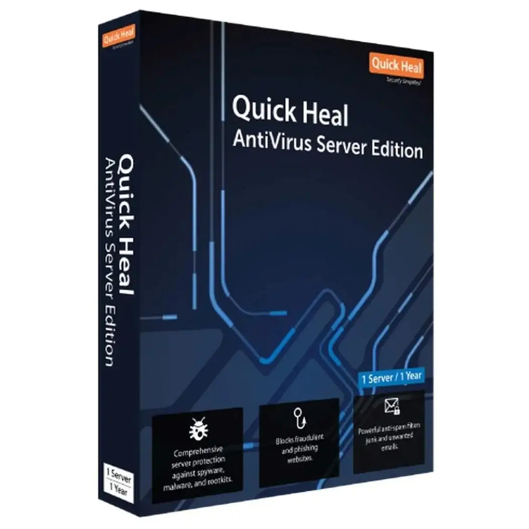 Quick Heal Antivirus for server 1 User – 1 Year