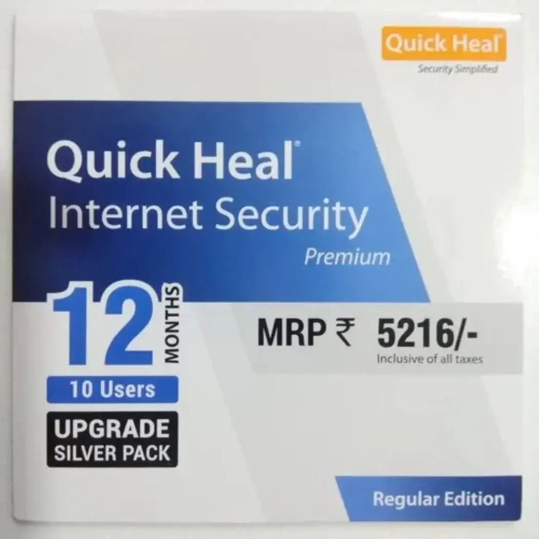 Renew Quick Heal, Internet Security Premium 10 PC – 1 Year