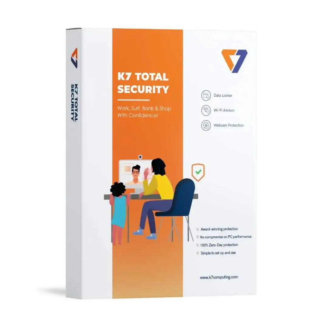 K7 Total Security 1 User – 3 Year