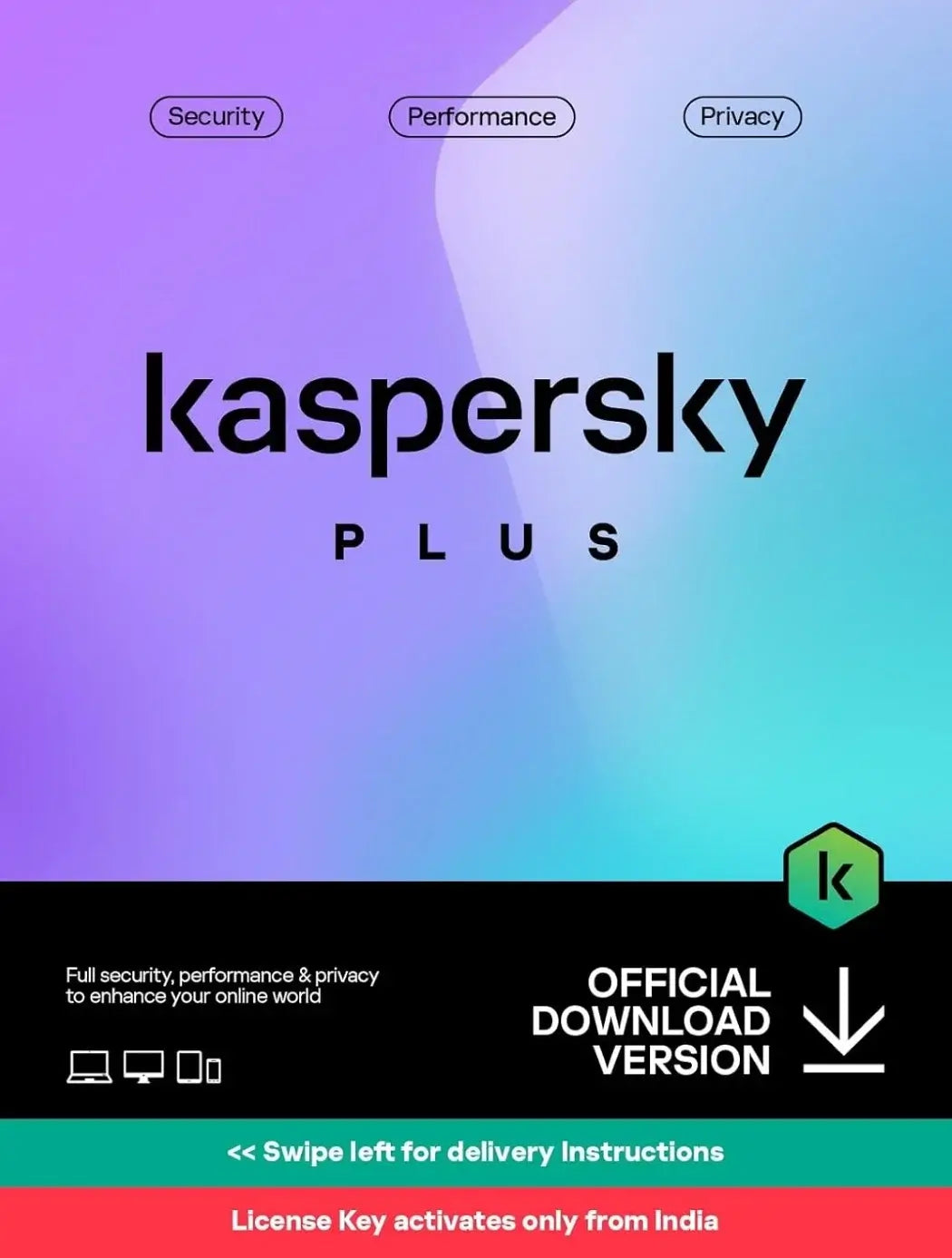Kaspersky Plus (Previously Internet Security) 1 PC – 1 Year
