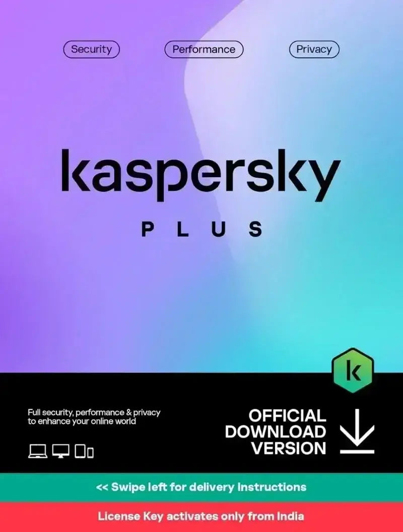 Kaspersky Plus (Previously Internet Security) 1 PC – 1 Year - Instant Email Delivery
