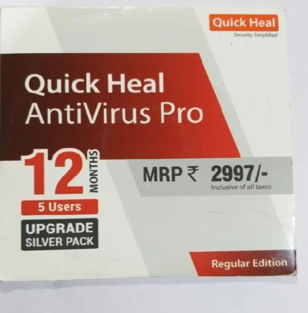 Renew Quick Heal Antivirus Pro 5 User – 1 Year