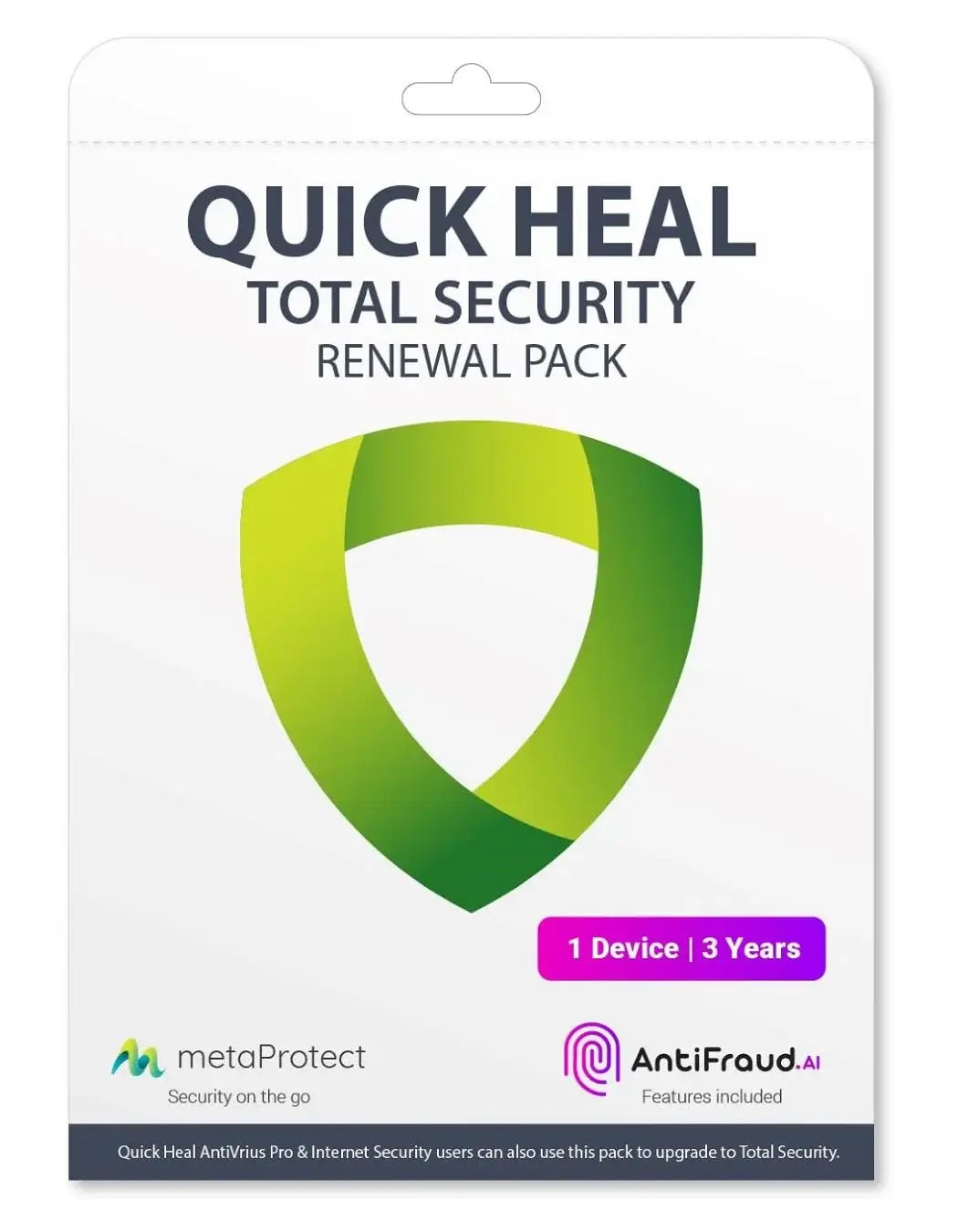 Renew Quick Heal Total Security 1 User – 3 Year