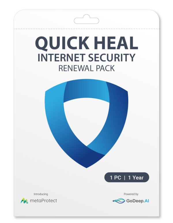 Renewal, Quick Heal Internet Security Premium, 1 User, 1 Year
