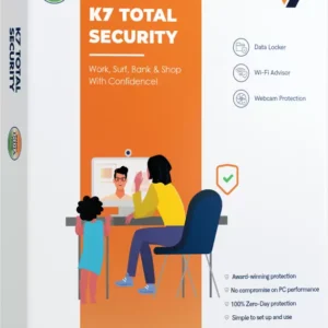 K7, Total Security, 5 User, 1 Year, 5 Separate Keys