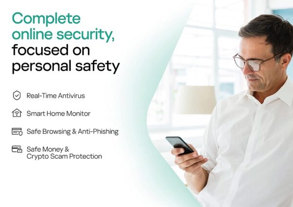 Kaspersky Premium, (Previously Total Security), 1 PC, 1 Year - Image 2