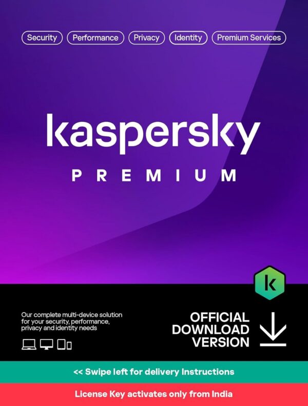 Kaspersky Premium, (Previously Total Security), 1 PC, 1 Year
