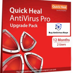 Renewal, Quick Heal, Antivirus Pro, 2 User, 1 Year