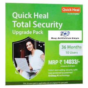 Renewal, Quick Heal Total Security, 10 Users, 3 Years