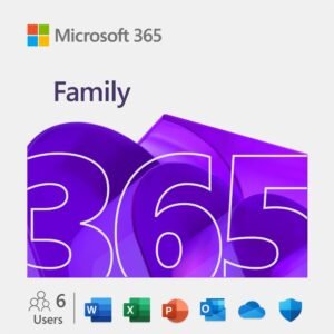 Microsoft 365 Family 1 Year Subscription - 6 User - Instant Email Delivery of Key