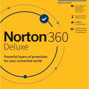 Norton 360 Deluxe 5 Devices – 3 Year Total Security