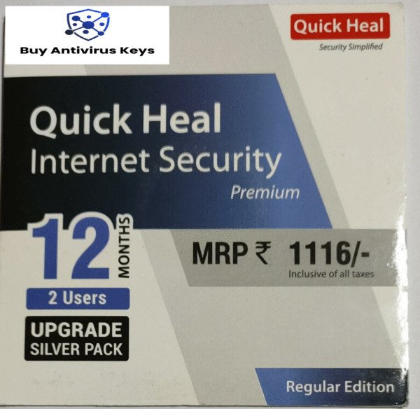 Renew, Quick Heal, Internet Security Premium, 2 PC 1 Year