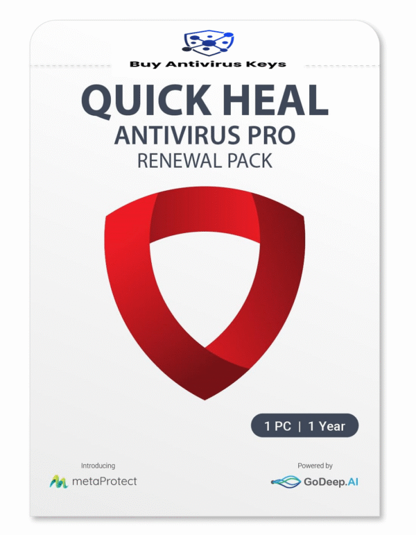 Renew Quick Heal Antivirus Pro 1 User - 1 Year