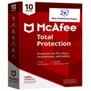 Mcafee Total Protection 10 User – 1 Year