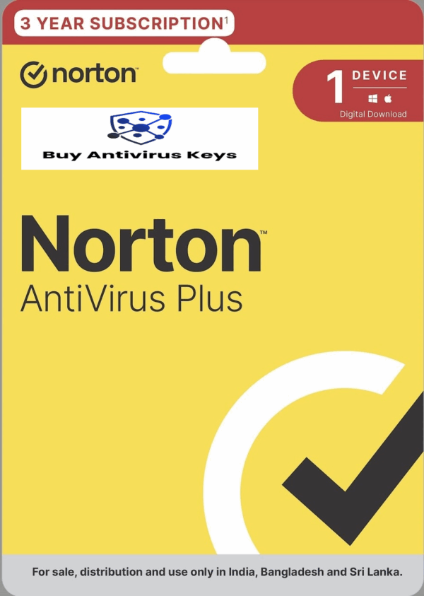 Norton Antivirus Plus 1 User - 3 Year